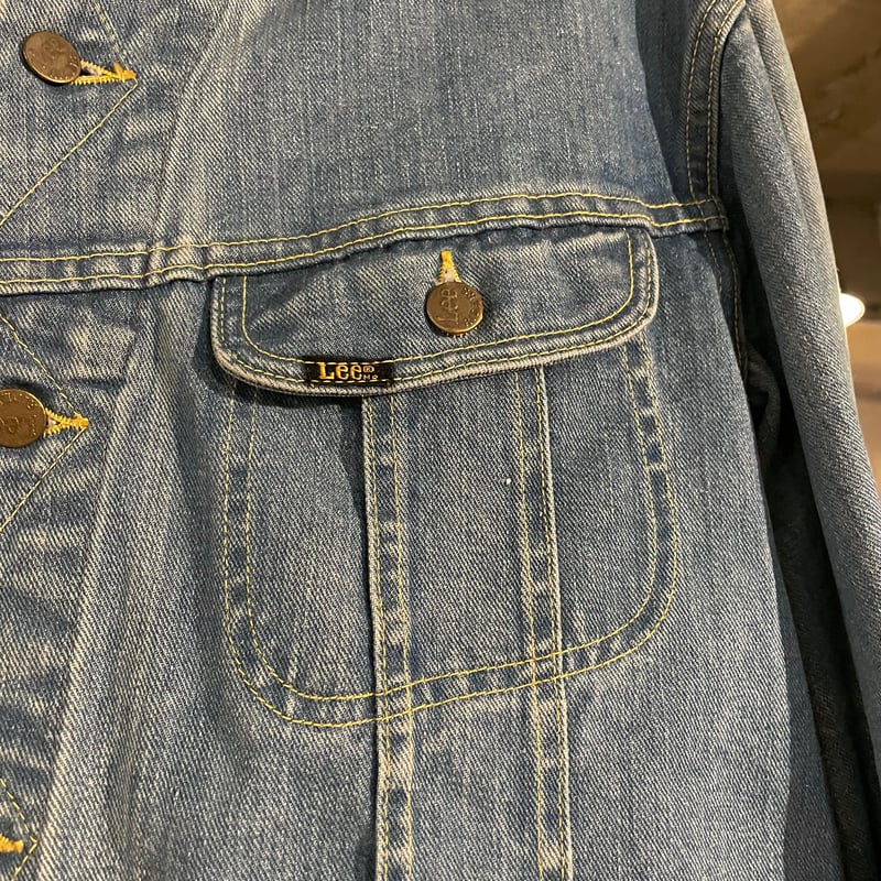 70s Lee 220-J デニムジャケット USA製 Size 48 ビッグサイズ
