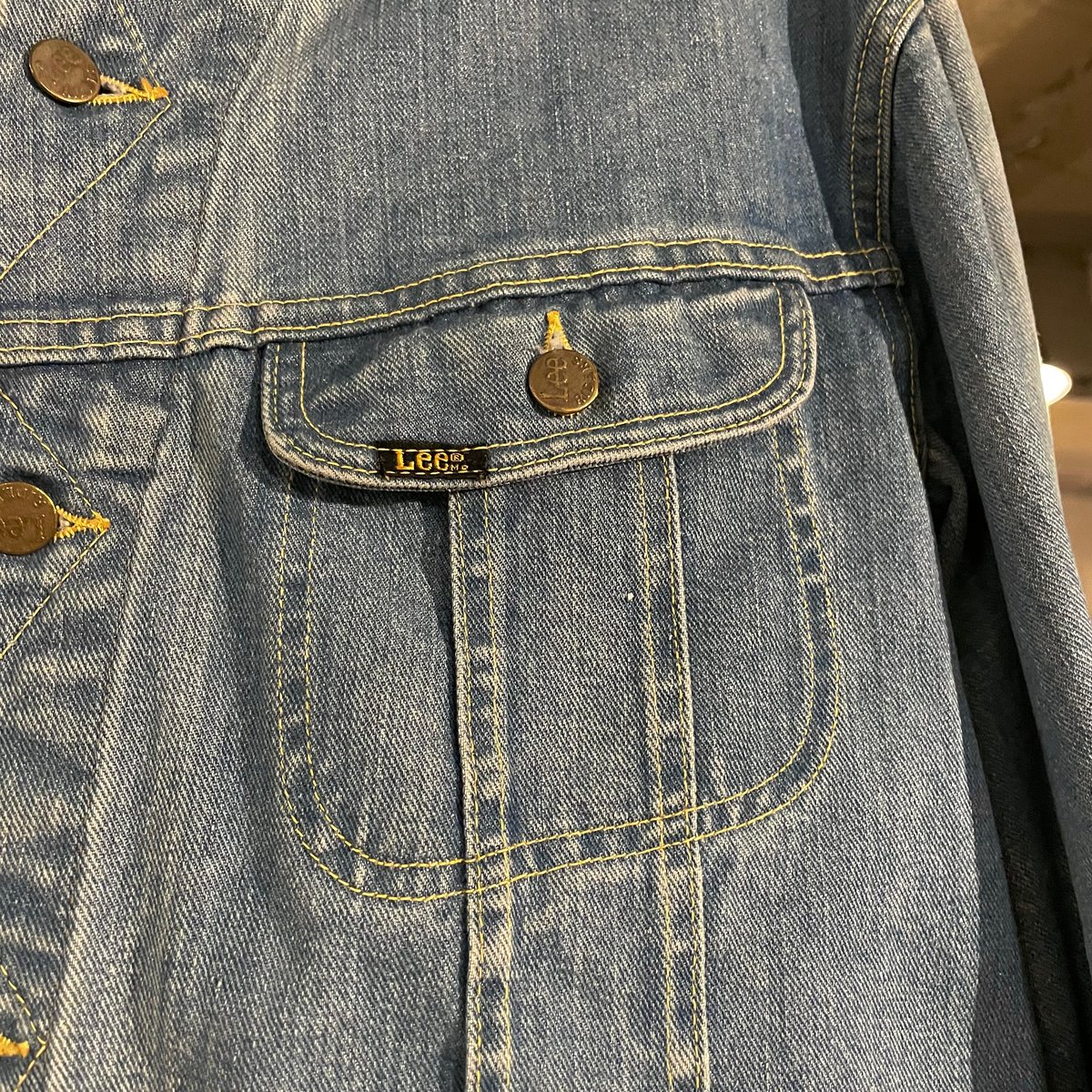 70s Lee 220-J デニムジャケット USA製 Size 48 ビッグサイズ 70s Lee 220-J デニムジャケット USA製 Size 48 ビッグサイズ