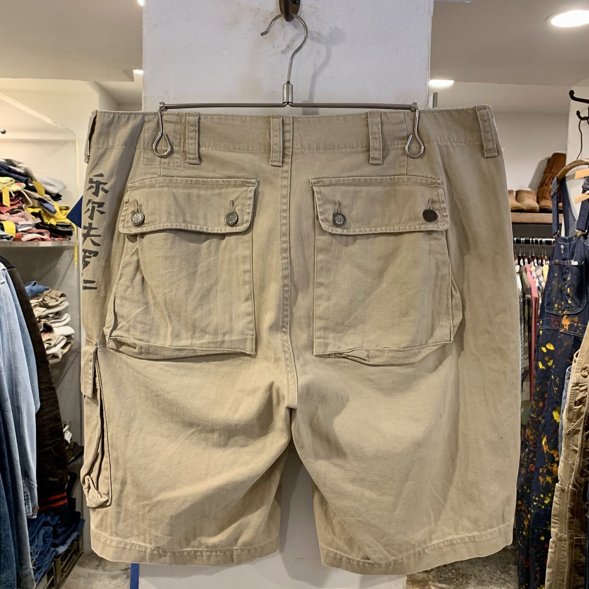ラルフローレン POLO ペインター ペンキ加工 ショーツ hbt ミリタリー ラルフローレン POLO ペインター ペンキ加工 ショーツ hbt