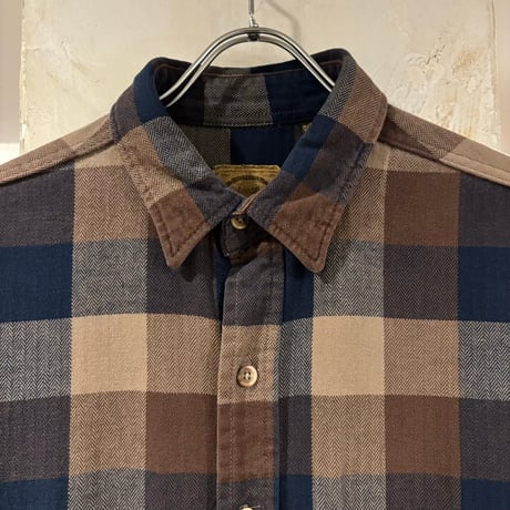 ST JOHN’S BAY　L/S ネルシャツ　Size L　セントジョンズベイ　コットンシャツ　(S5490)