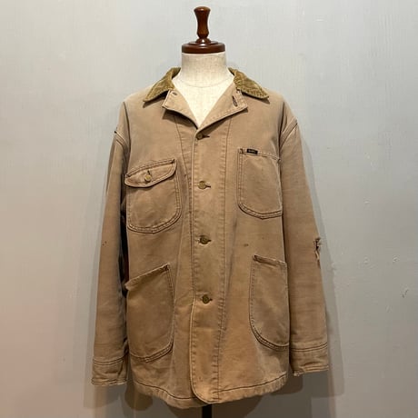 70s　Lee　VINTAGE COVER ALL　ダック地　USA製　ブランケット付　カバーオール　雰囲気系　(S5759)