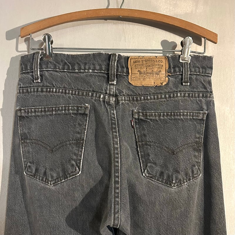 80s Levi's 505 先染め ブラックデニムパンツ 31×32 USA製 (S4626