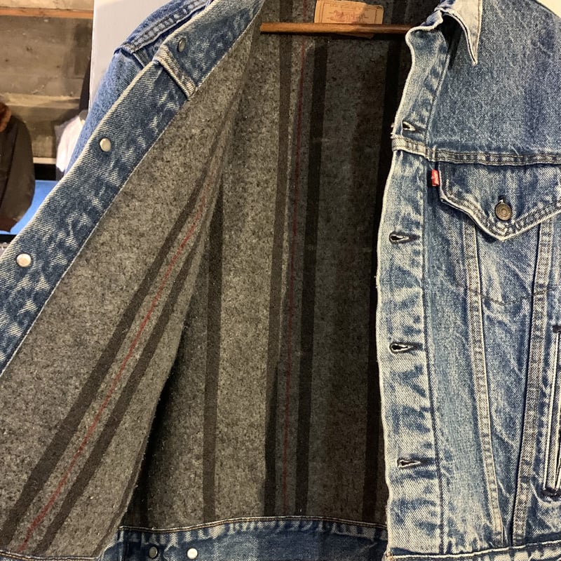 80s Levis 70506 リーバイス デニムジャケット ブランケット 80s Levis 70506 リーバイス デニムジャケット ブランケット