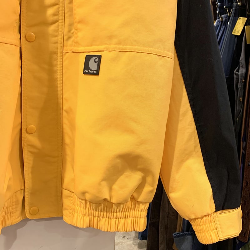 Carhartt ナイロンジャケット ワークジャケット 黄×黒 切り替え