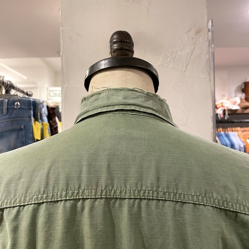 70s US ARMY Jungle Fatigue Jacket 4thタイプ リップストッ