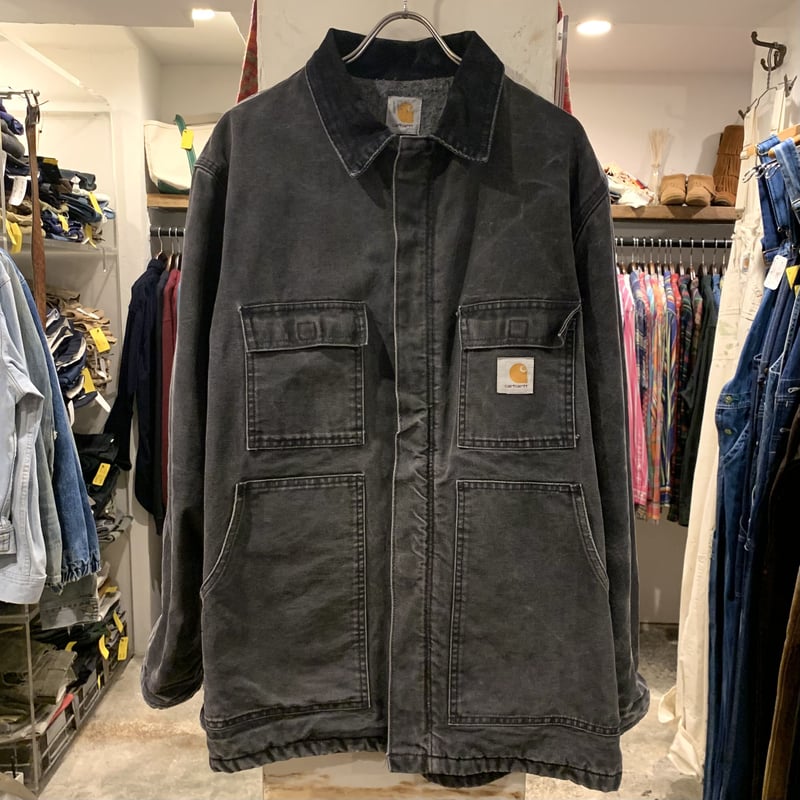 90s Carhartt カーハート トラディショナルコート ワークジャケット 黒