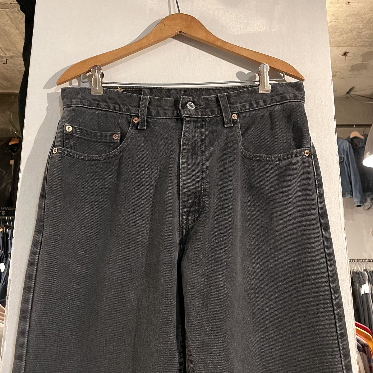 90s Levi's 505 リーバイス ブラックデニムパンツ 32×31 カナダ 90s Levi's 505 リーバイス ブラックデニムパンツ 32×31 カナダ