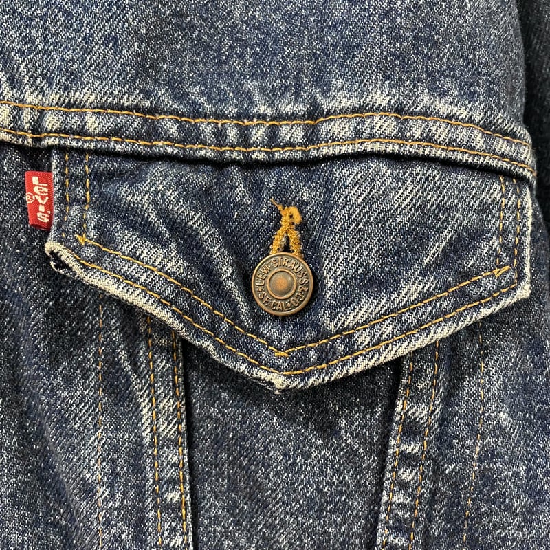 80s Levi's 70417 6985 リーバイス デニムジャケット ネルライナー USA...