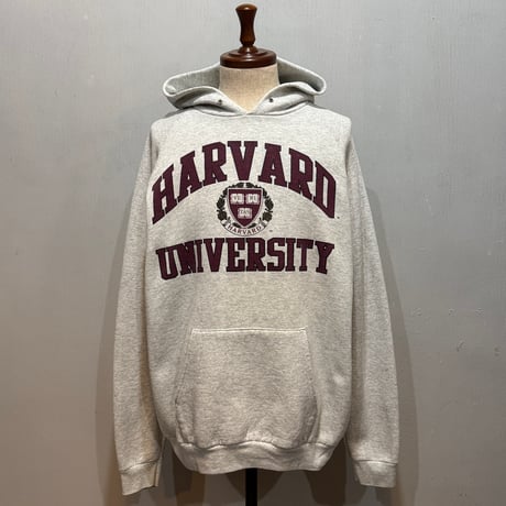 80s　FRUIT OF THE LOOM　L/S スウェット パーカー　USA製　Size XL　HARVARD　カレッジスウェット　(S5347)