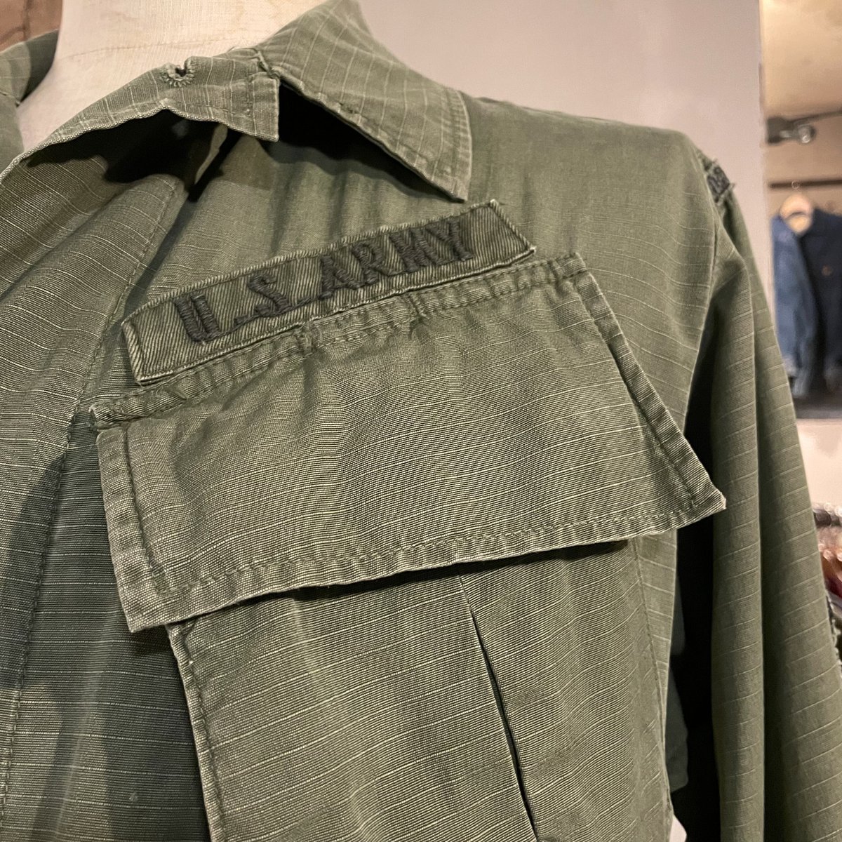 60s US ARMY Jungle Fatigue Jacket 5th Type ジャング