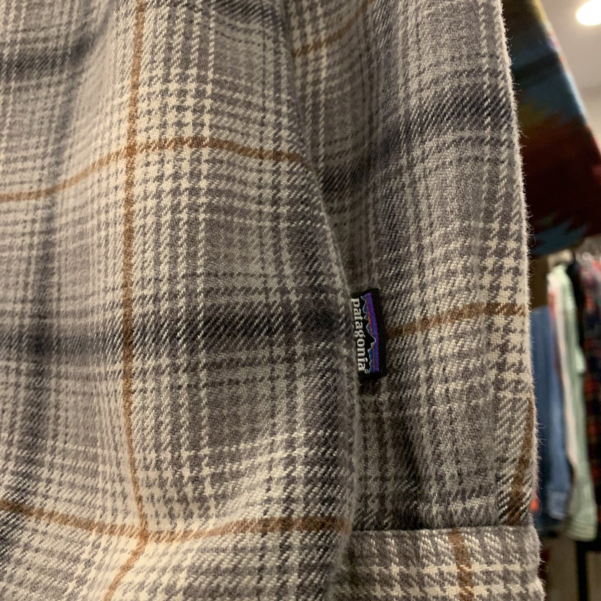 patagonia L/S フランネルシャツ パタゴニア チェック柄 オーガニック