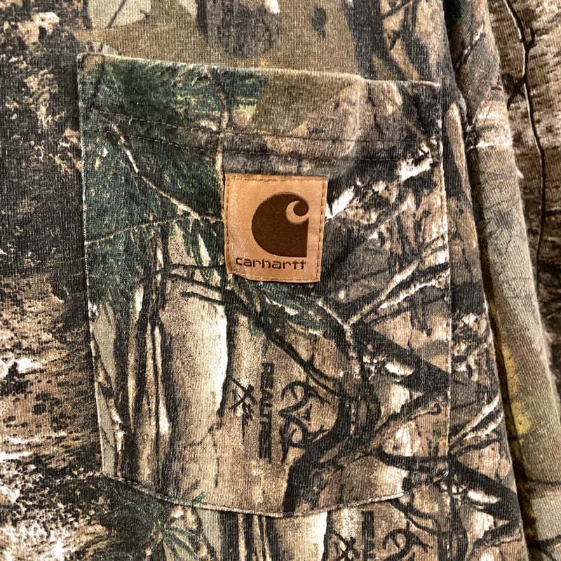 Carhartt ショートスリーブTシャツ リアルツリー ポケT Carhartt ショートスリーブTシャツ リアルツリー ポケT