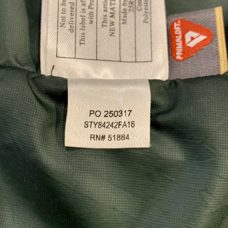 patagonia ナノパフベスト PRIMALOFT パタゴニア ベスト 16年製 patagonia ナノパフベスト PRIMALOFT パタゴニア ベスト 16年製