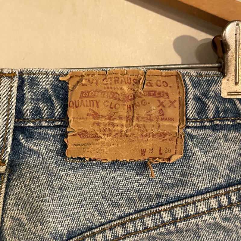 80s Levi's 505 リーバイス デニムパンツ 32×29 42 TALON ZIP