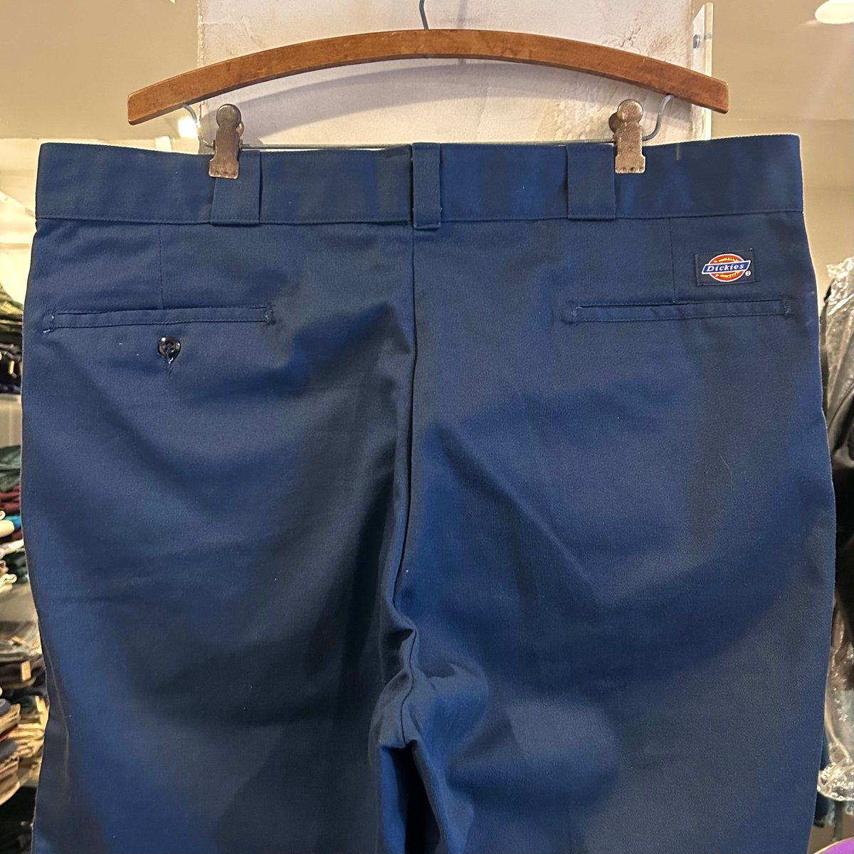 90s Dickies 874 ワークパンツ ディッキーズ ネイビー TALONジップ 38×