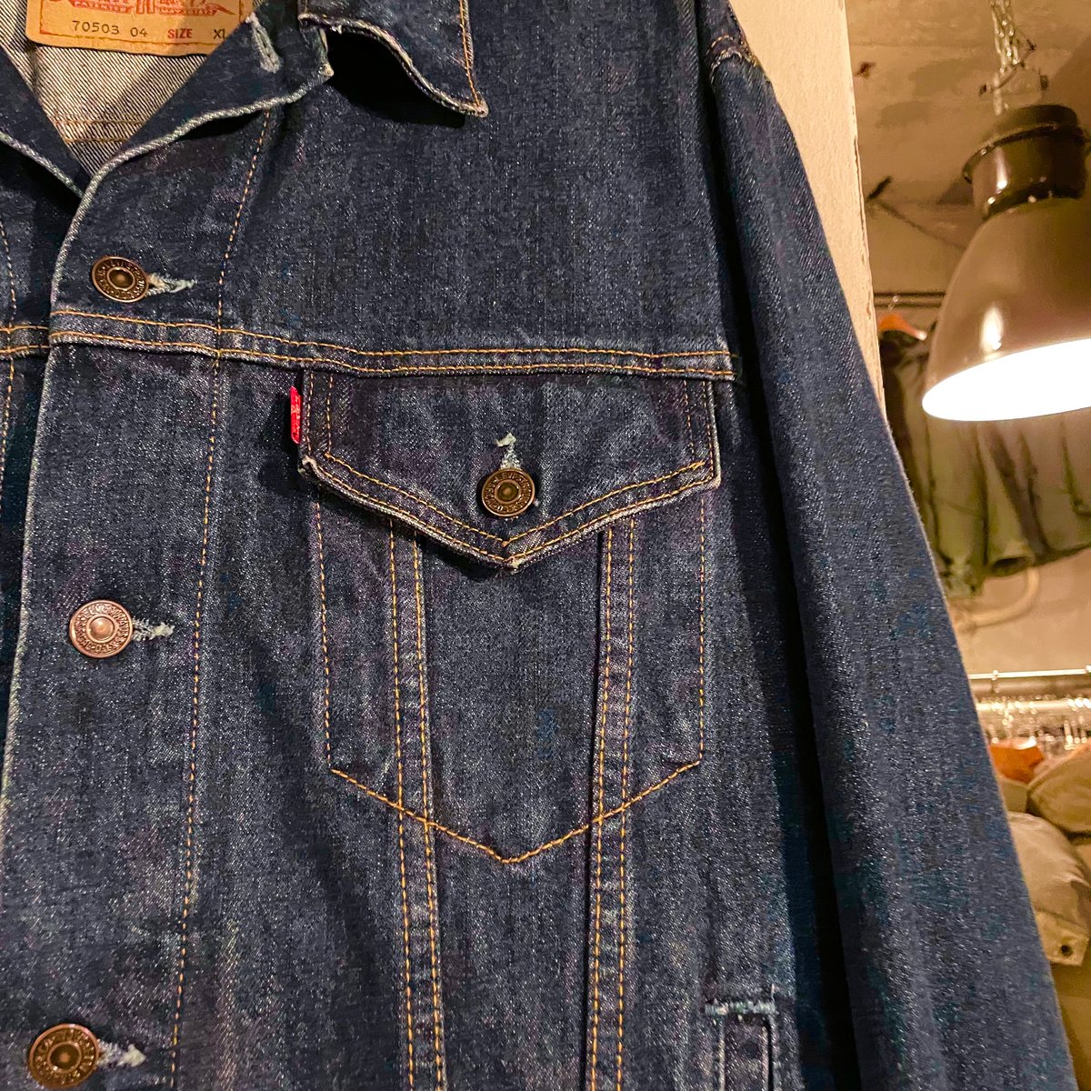 90s~ Levi's 70503 04 デニムジャケット Size XL 4ポケ ユーロ リ