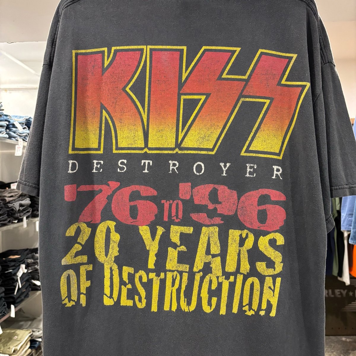 90s TENNESSEE RIVER S/S バンドTシャツ KISS Size XL キッ