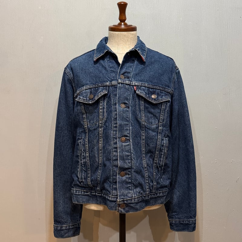 80s Levi's 71411-0816 デニムジャケット ネルライナー USA製 42 L