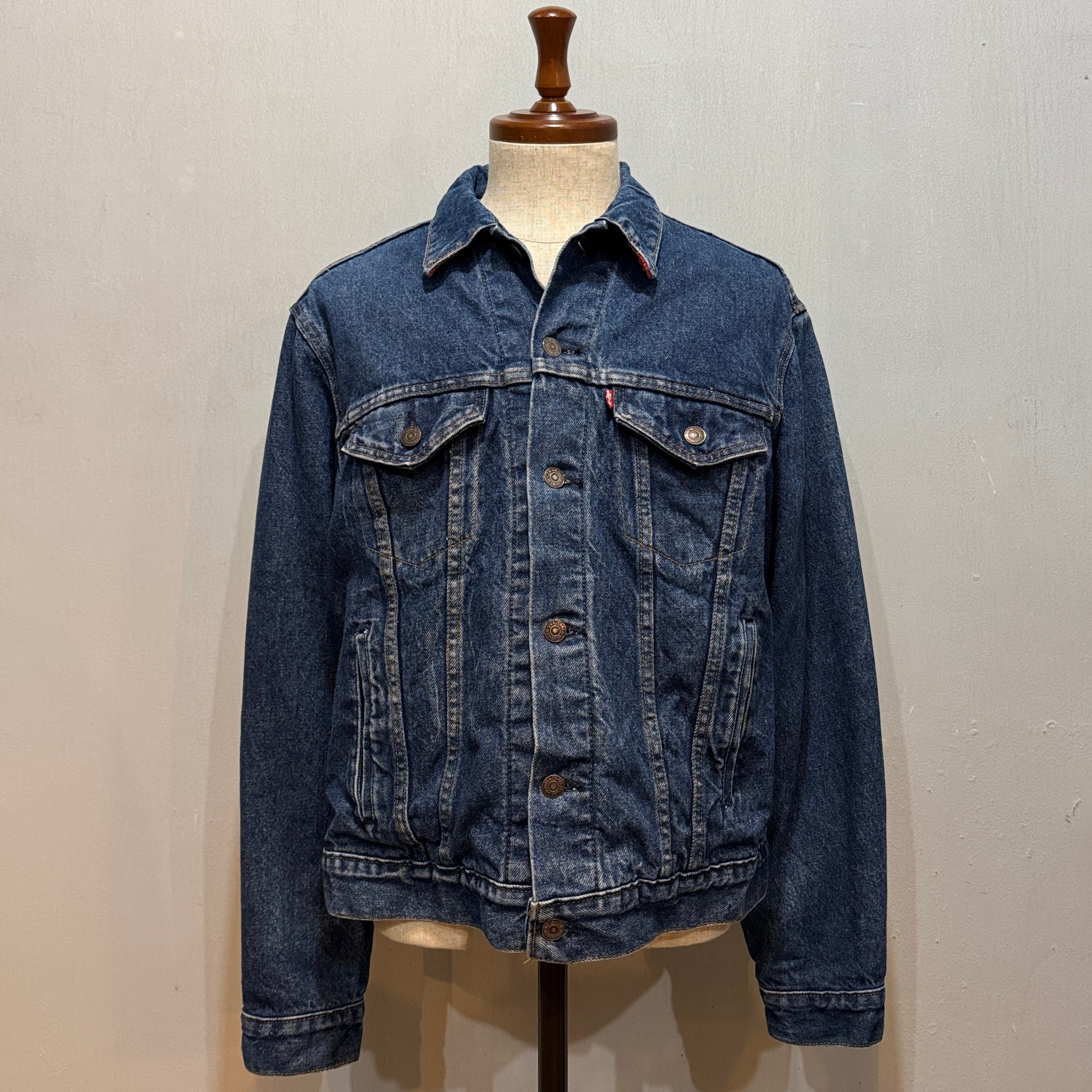 80s Levi's 71411-0816 デニムジャケット ネルライナー USA製 42 L