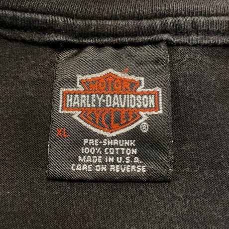 90s　HARLEY-DAVIDSON　S/S Tシャツ　ハーレーT　USA製　Size XL　©1996　(S4903)