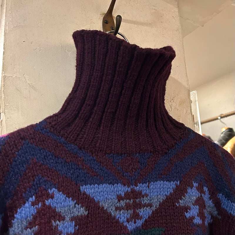 Ralph Lauren ウールセーター ラルフローレン タートルネック 総 Ralph Lauren ウールセーター ラルフローレン タートルネック 総