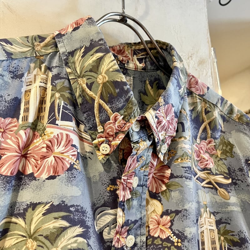90s reyn spooner ハワイアンシャツ レインスプーナー HAWAII製