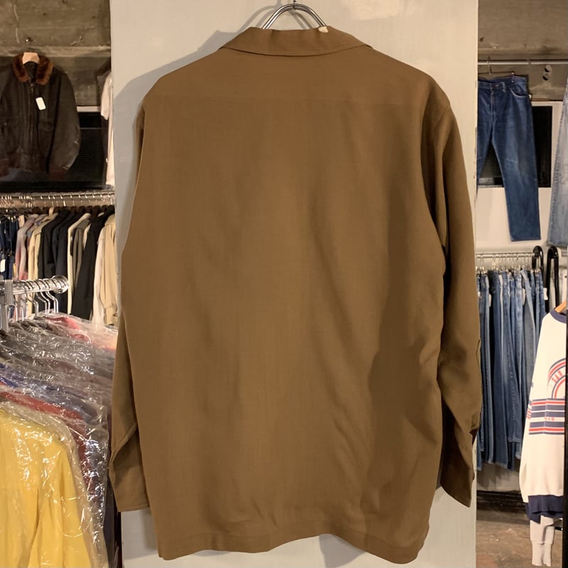 60s オープンカラーシャツ 60s Game and Lake オープンカラーシャツ DEAD STOCK ボックス