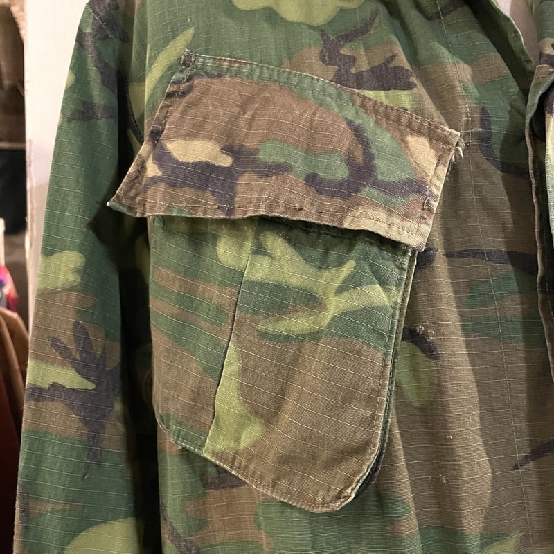 60s US ARMY Jungle Fatigue Jacket ミックスリーフ ファティー