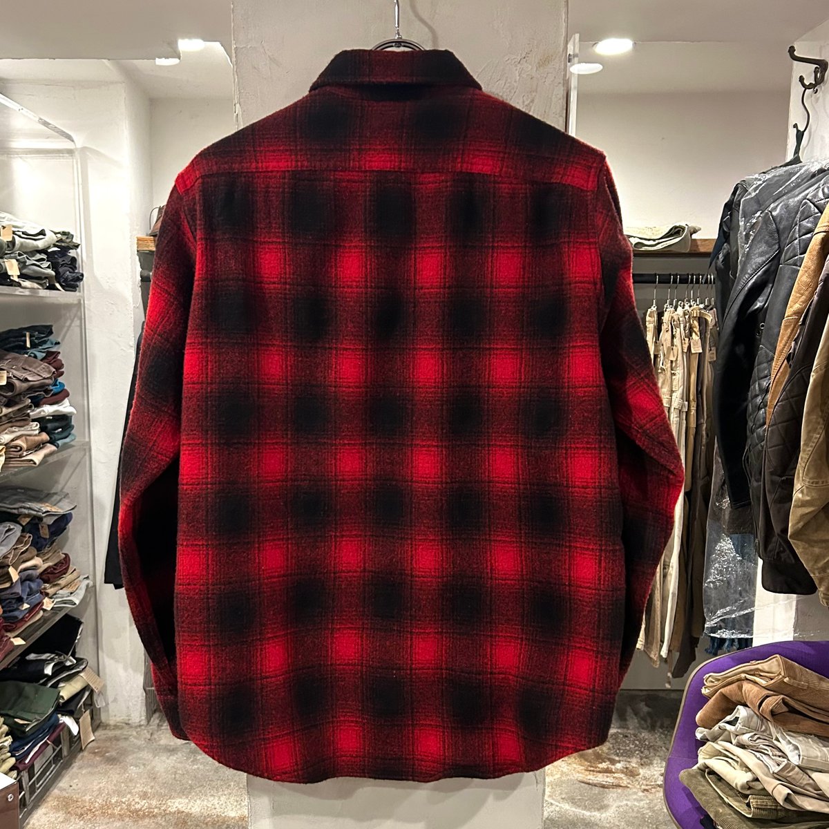 ⭐️希少⭐️RLX ラルフローレン オンブレチェックシャツ ブラウン エルボーパッチ 中古・古着通販】POLO RALPH LAUREN (ポロ・ラルフローレン