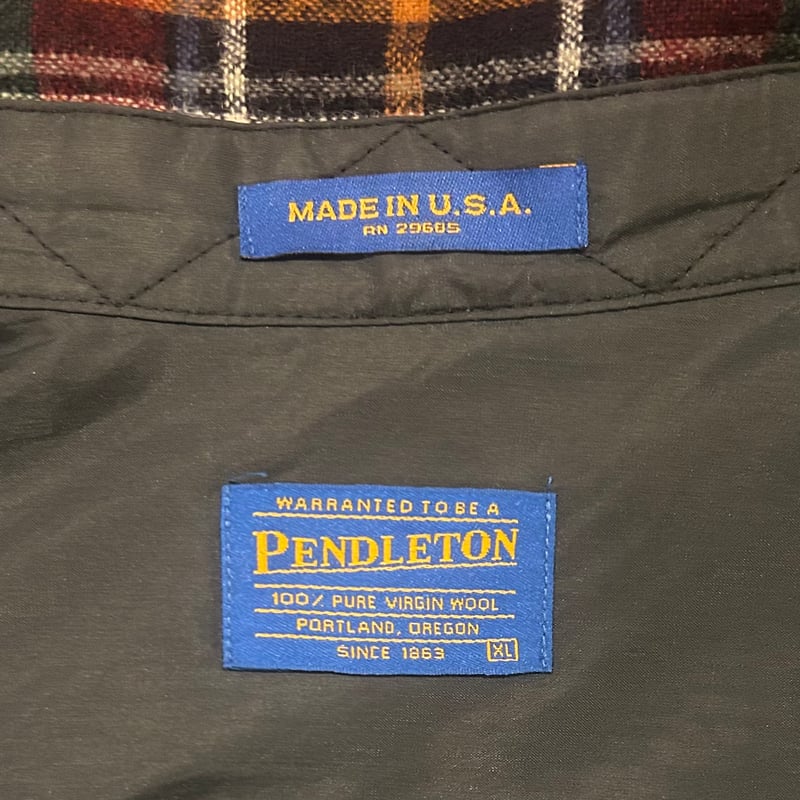 PENDLETON ウールチェックシャツ ペンドルトン Size XL USA製 PENDLETON ウールチェックシャツ ペンドルトン Size XL USA製