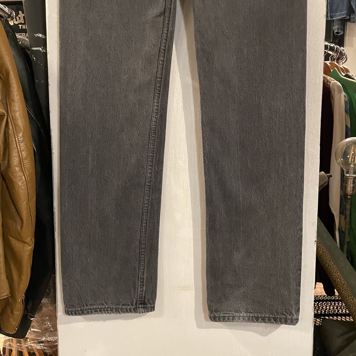 90s Levi's 501 0660 後染め ブラックデニム パンツ 32×33 USA製 90s Levi's 501 0660 後染め ブラックデニム パンツ 32×33 USA製