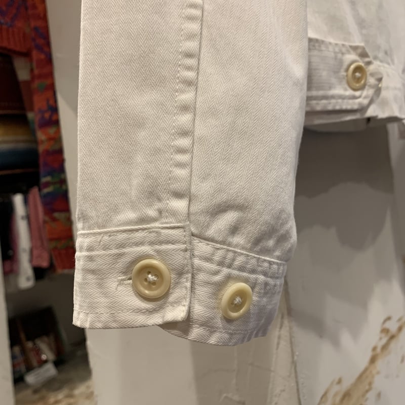 90s POLO by Ralph Lauren HBT スウィングトップ 白 ワン