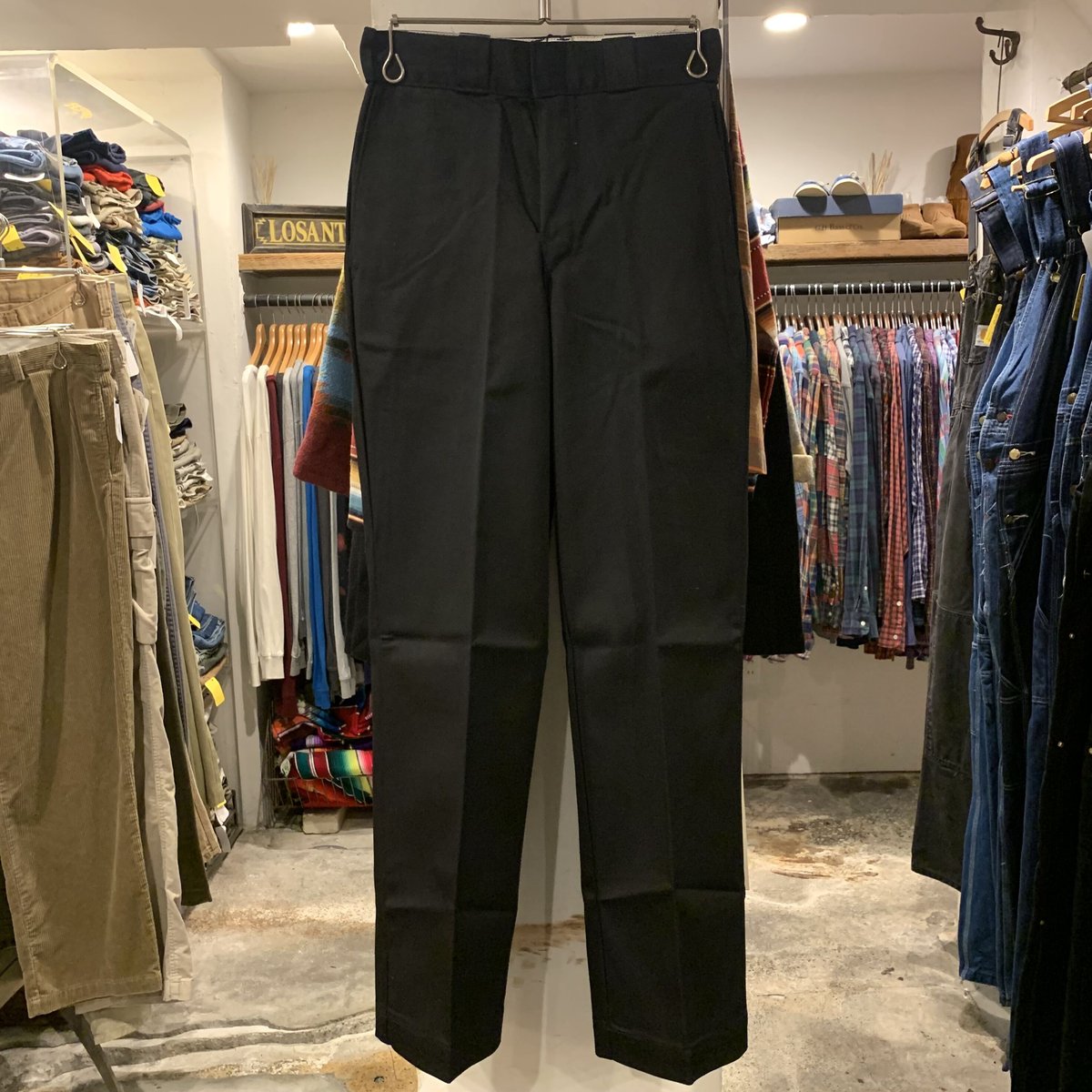 スーパービックサイズ 90s USA製 Dickies ブラック 44×30 90's Dickies 874 ワークパンツ “USA製 / BLACK” - used&vintage