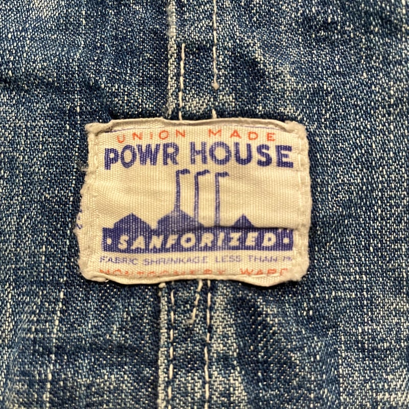 60s POWR HOUSE ヴィンテージ デニムカバーオール パワーハウス 60s POWR HOUSE ヴィンテージ デニムカバーオール パワーハウス