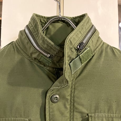 70s　US AIR FORCE　M-65 Field Jacket　2ndタイプ　ミリタリージャケット　アルミジップ　1971年　(S2042)