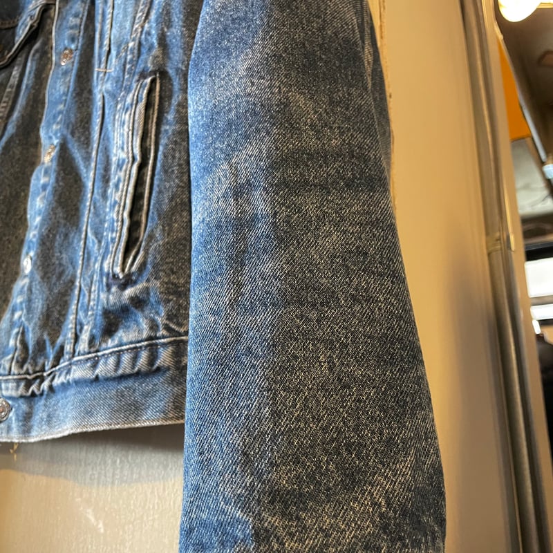 80s Levi's 70506 0316 デニムジャケット USA製 Size 42L ブラ 80s Levi's 70506 0316 デニムジャケット USA製 Size 42L ブラ