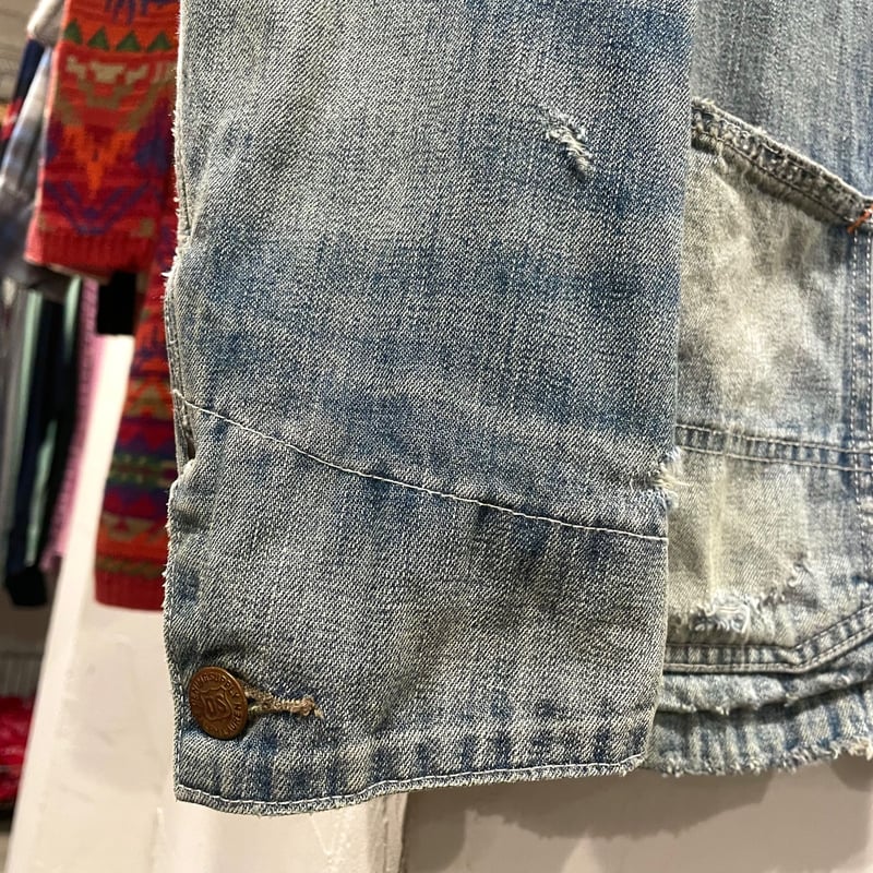 DENIM&SUPPLY デニム カバーオール USED加工 デニムアンドサプライ