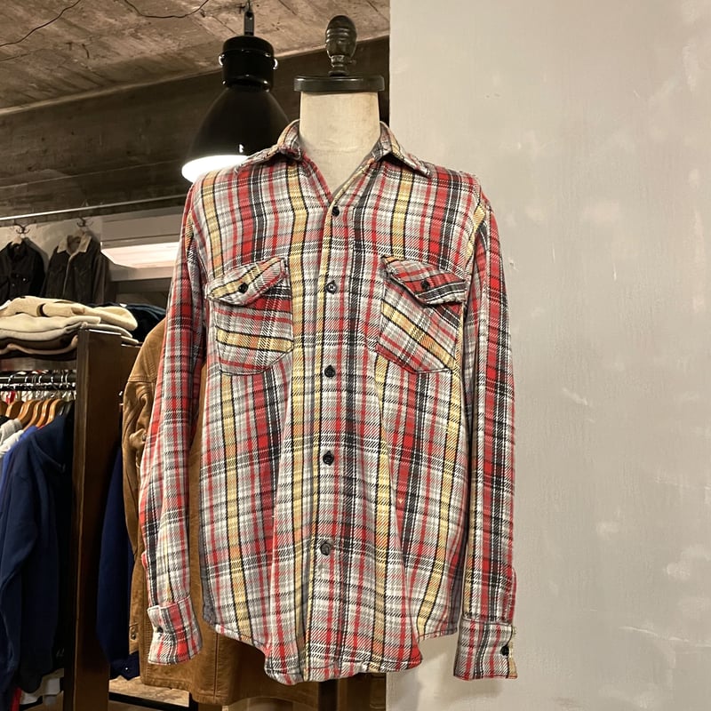 70s FROSTPROOF ネルシャツ USA製 コットンシャツ チェック柄 70s FROSTPROOF ネルシャツ USA製 コットンシャツ チェック柄