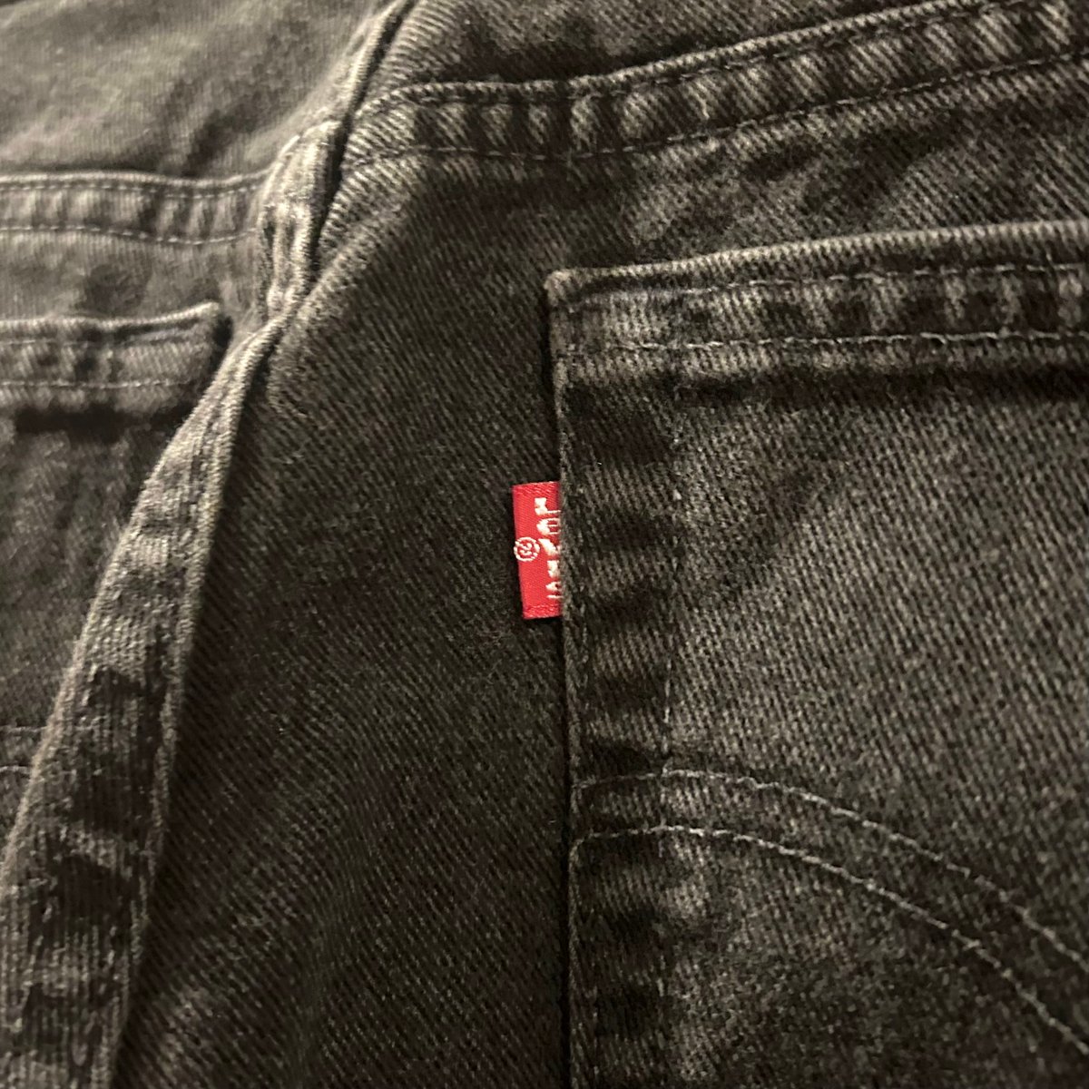 00s Levi's 550 15551-0260 リーバイス ブラックデニムパンツ 36×3