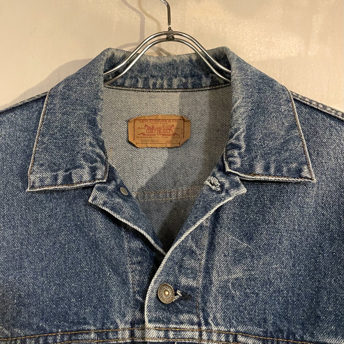 80s Levi's 70507-0218 デニムジャケット サイズL リーバイス 80s Levi's 70507-0218 デニムジャケット サイズL リーバイス