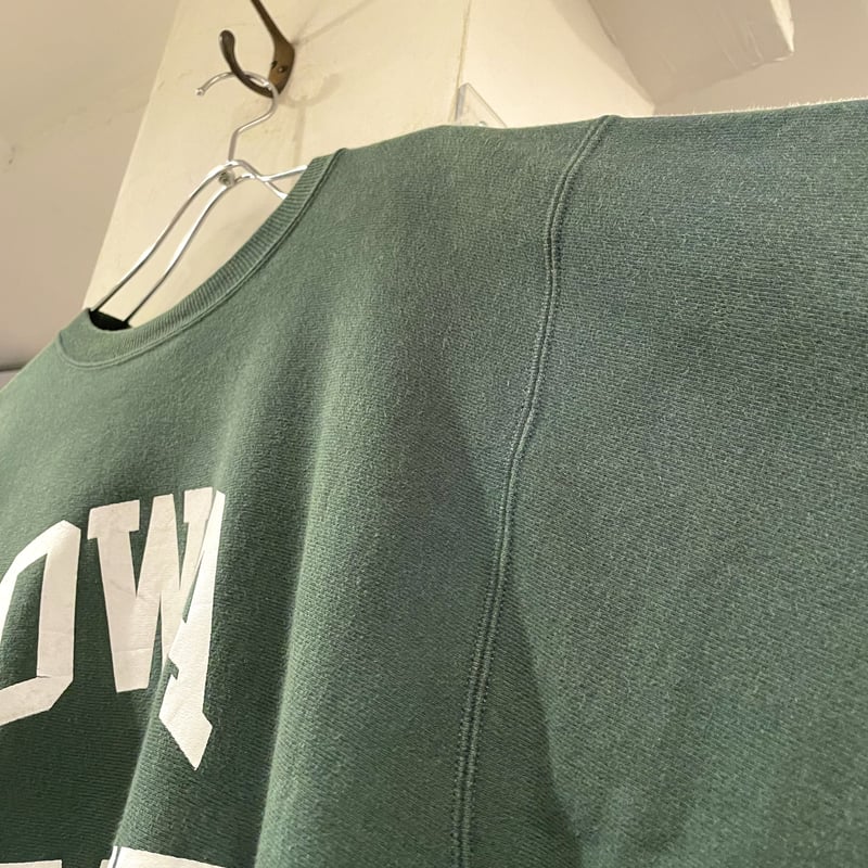 リバースウィーブ 2段 IOWA グリーン ヴィンテージ 90s チャンピオン