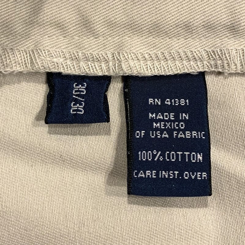 Polo by Ralph Lauren チノパン タック入り ポロチノ アイボリー