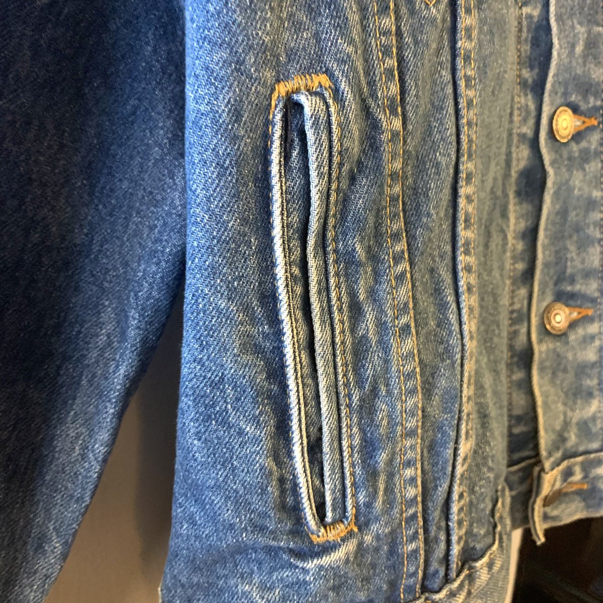 80s Levi's 70507-0214 デニムジャケット リーバイス ハンドウォーマー