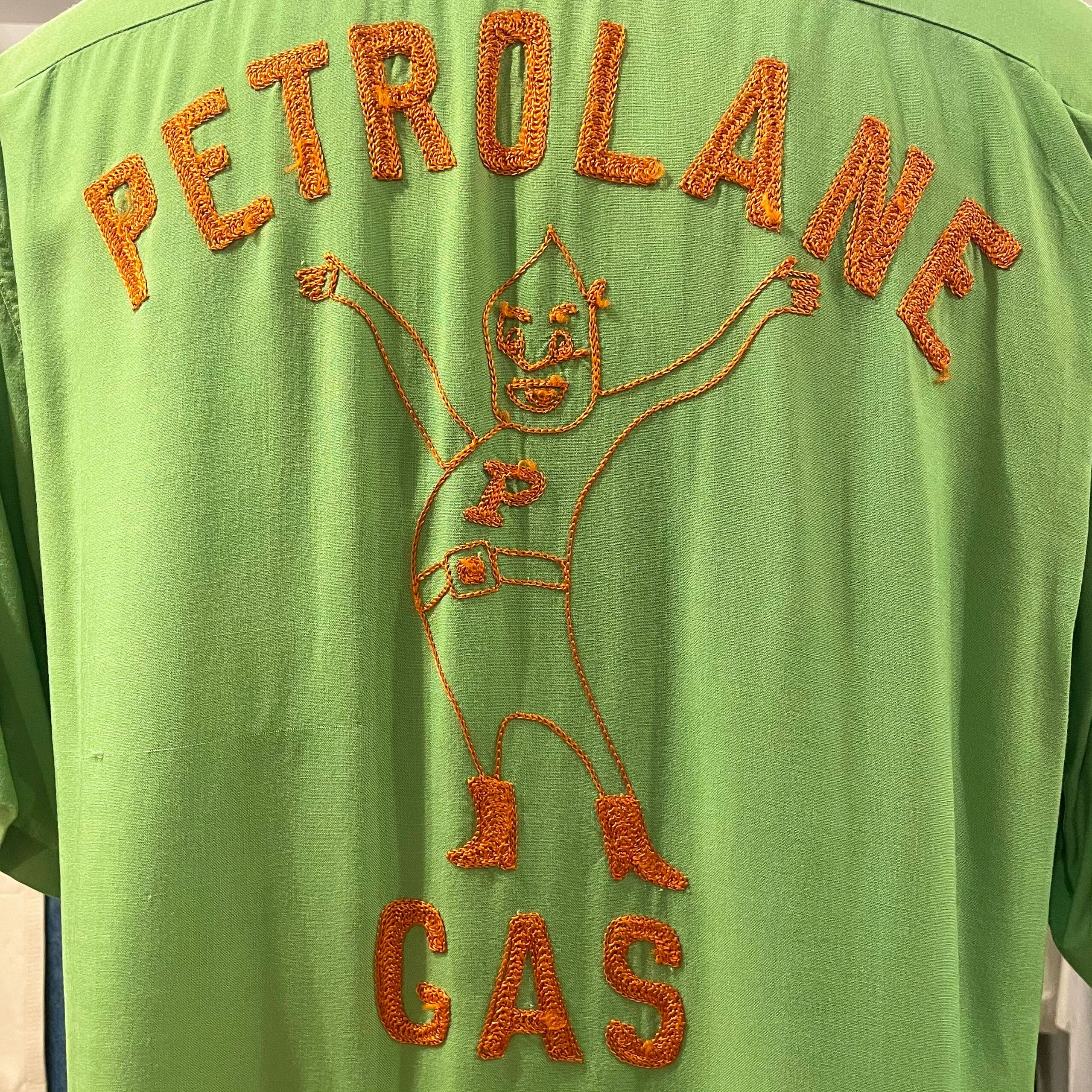 Service Bowling Shirt ヴィンテージボウリングシャツ マチ付き