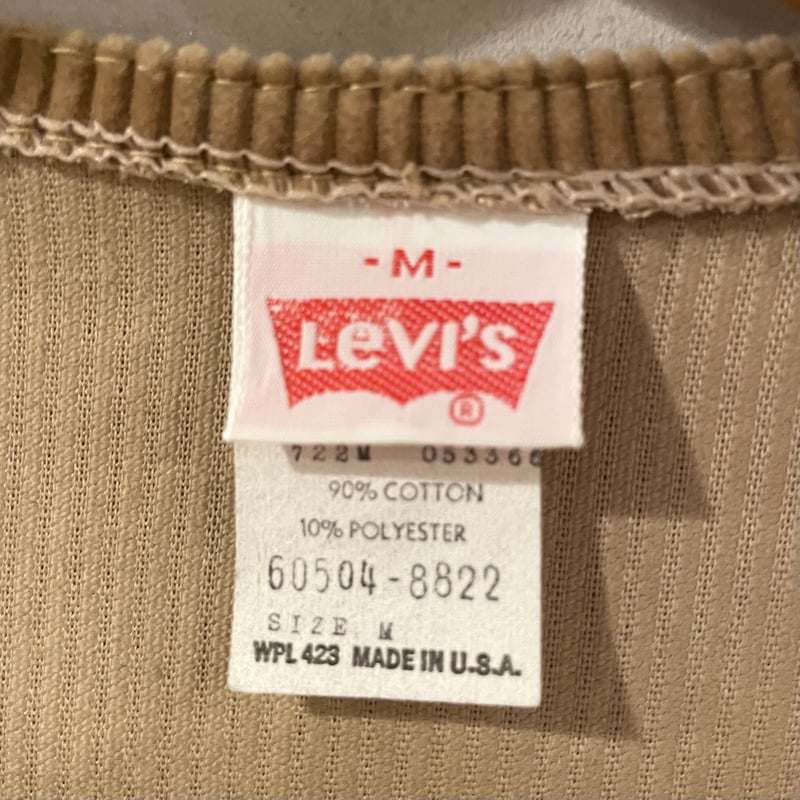 70s Levi's 60504-8822 リーバイス コーデュロイ ベスト USA製 70年