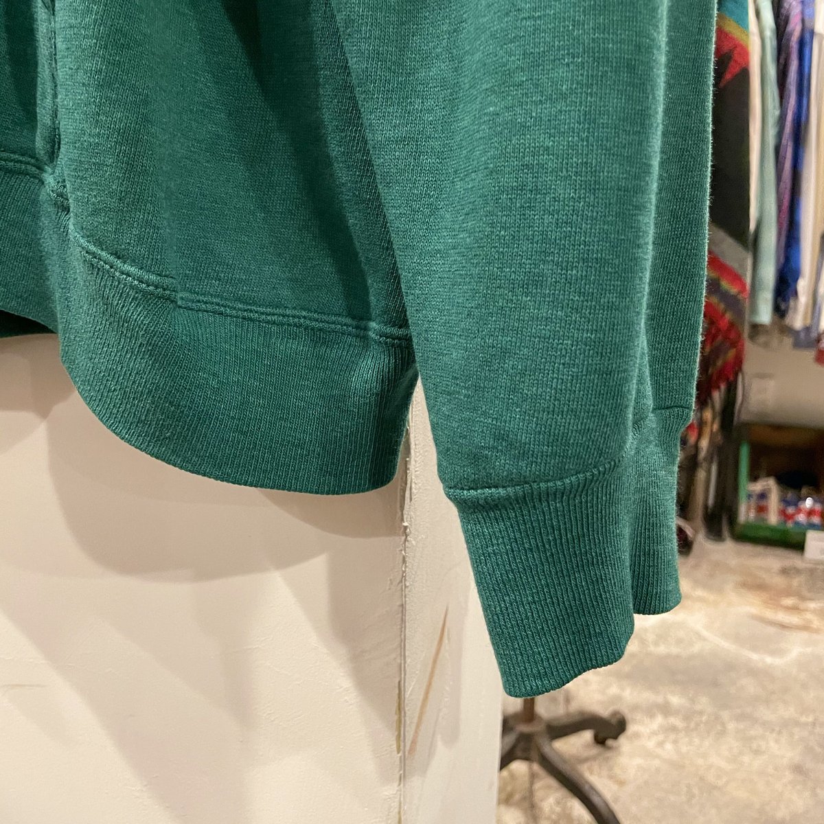 Champion 80s トリコタグ フロッキープリント スウェットパーカー USA 