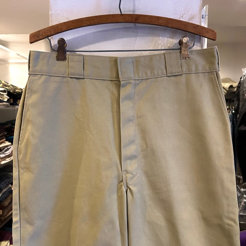 90s Dickies 874 ワークパンツ ディッキーズ ベージュ 33×32 USA製 (...