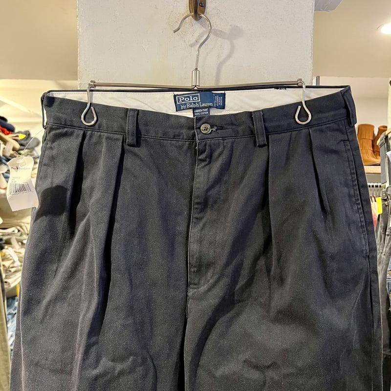 Ralph Lauren Polo Chino ネイビー チノパン 90's Polo Ralph Lauren チノトラウザー “POLO CHINO / NAVY