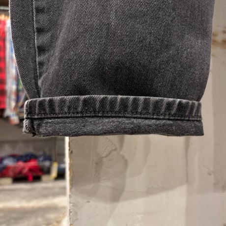 00s　Levi's 550 0260　Relaxed Fit　リーバイス　ブラックデニムパンツ　32×28　2001年　(S4518)