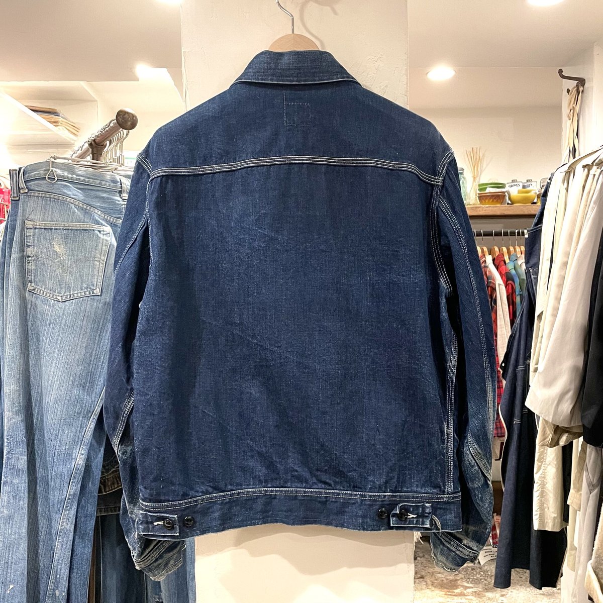 Lee 91-B 70s TALONジップ デニムジャケット 猫目ボタン